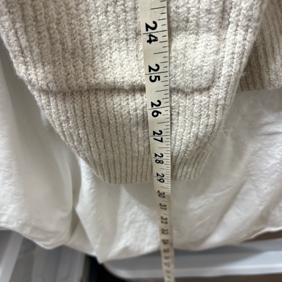 Maurices beige open-front cardigan sweater with front pockets. - Picture 9 of 9